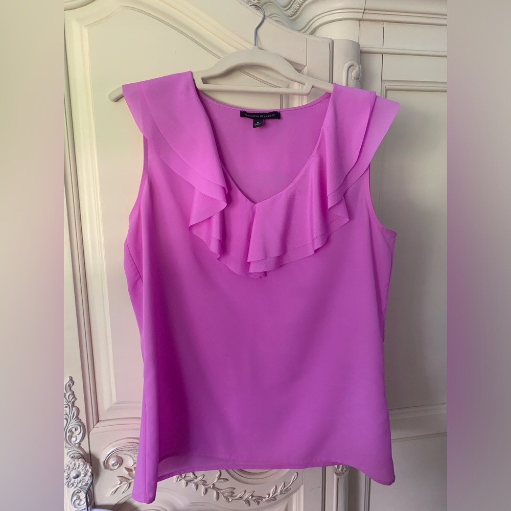 Pink Banana Republic Blouse Size Small
